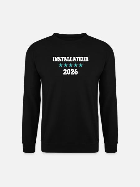 Installer 2026 Apprenticeship Examination Master Trainee - Unisex Sweatshirt - black