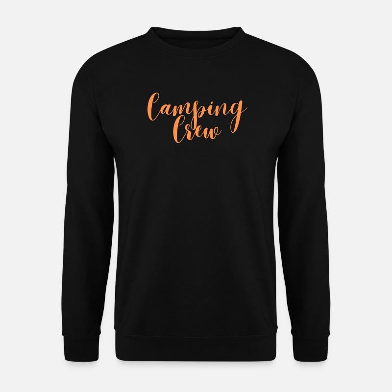 Camping Crew - Unisex Pullover - Schwarz