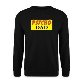 Psycho Dad - Unisex Pullover - Schwarz - Vorne - Alina (178cm) & Michal (187cm)