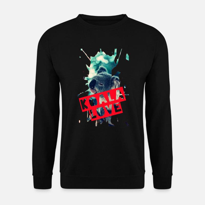 Koala bear - Unisex Sweatshirt - black