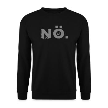 Nö - Unisex Pullover - Schwarz - Vorne - Alina (178cm) & Michal (187cm)