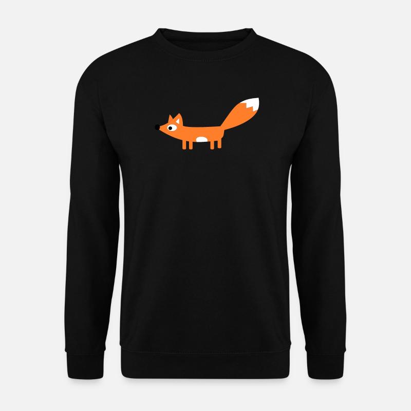 Fuchs - Unisex Pullover - Schwarz