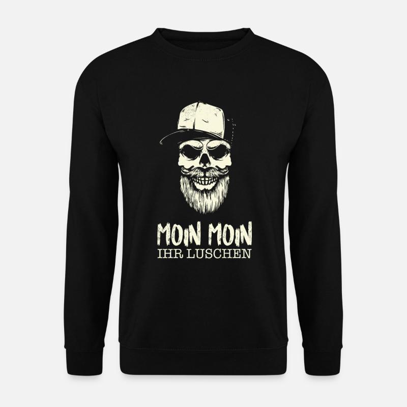Moin Moin ihr Luschen - Unisex Pullover - Schwarz