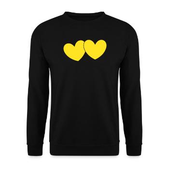 Cadeau pour la fête des mères : Idée de cadeau pour la fête des mères - Sweat-shirt Unisexe - noir - Devant - Alina (178cm) & Michal (187cm)