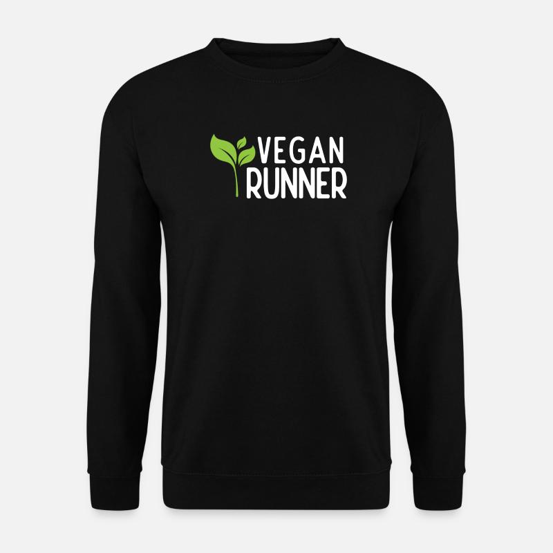 Vegan Runner - Unisex Sweatshirt - black