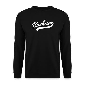 Bochum Rétro - Sweat-shirt Unisexe - noir - Devant - Alina (178cm) & Michal (187cm)