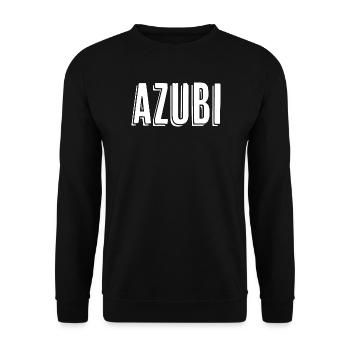 Azubi Tshirt Geschenkidee 23 - Unisex Pullover - Schwarz - Vorne - Alina (178cm) & Michal (187cm)