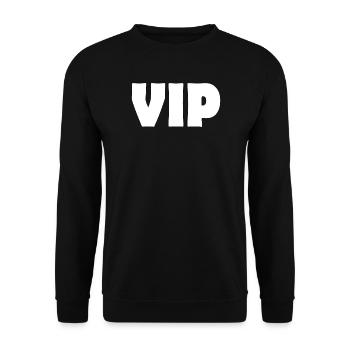 VIP - Sweat-shirt Unisexe - noir - Devant - Alina (178cm) & Michal (187cm)