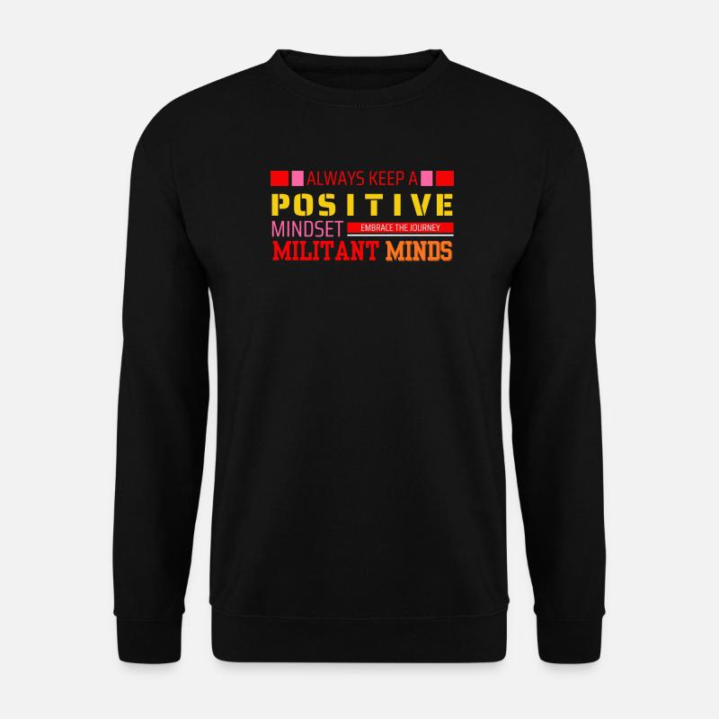 Positive Mindset Journey - Unisex Sweatshirt - black