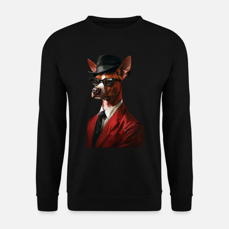 Basenji - Unisex Pullover - Schwarz