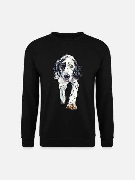 Englischer Setter - Unisex Pullover - Schwarz