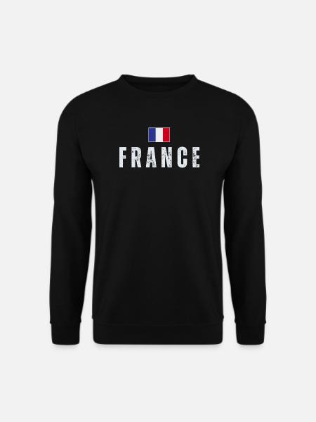 Flag of France, French pride - Unisex Sweatshirt - black