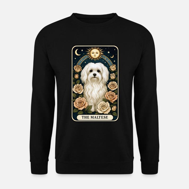 maltesisch - Unisex Pullover - Schwarz