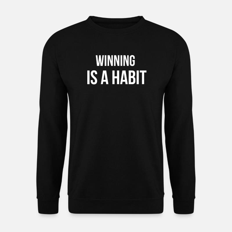 WINNING IS A HABIT. | Greyline Official - Unisex Pullover - Schwarz