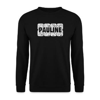Bébé Pauline - Sweat-shirt Unisexe - noir - Devant - Alina (178cm) & Michal (187cm)