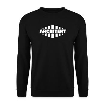 architecte - Sweat-shirt Unisexe - noir - Devant - Alina (178cm) & Michal (187cm)