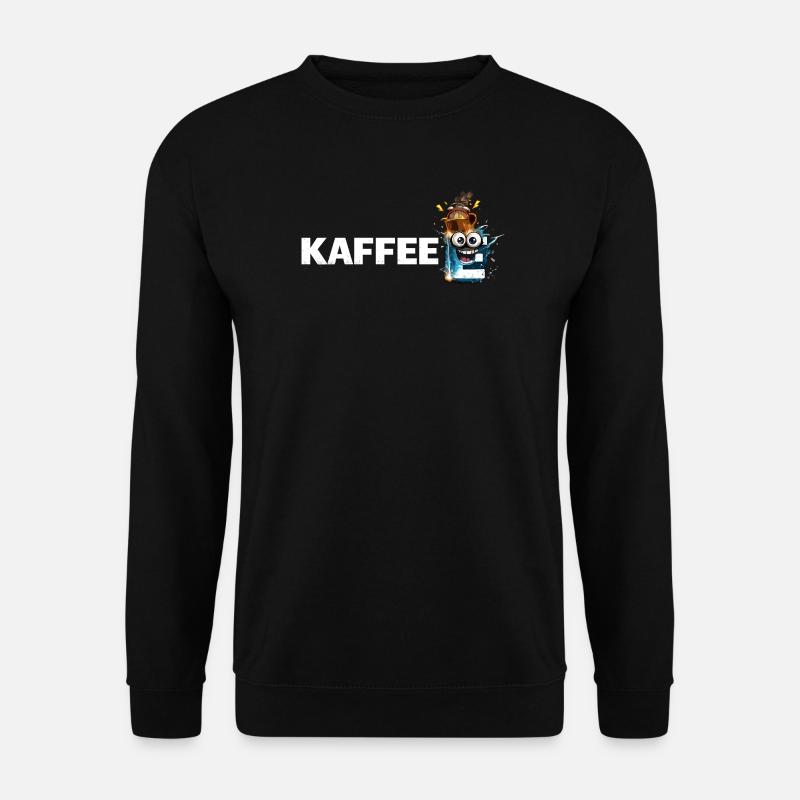 Coffee Mascot Splash - Unisex Sweatshirt - black
