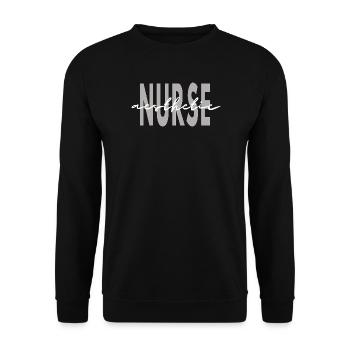 Kosmetischer Botox-Filler-Injektor für ästhetische Krankenschwester - Unisex Pullover - Schwarz - Vorne - Alina (178cm) & Michal (187cm)