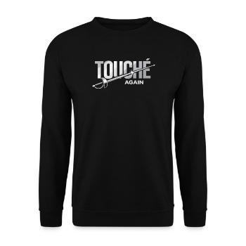 Fencing Fencing Fencing Athlete Fencing Club Sports - Unisex Sweatshirt - black - Front - Alina (178cm) & Michal (187cm)