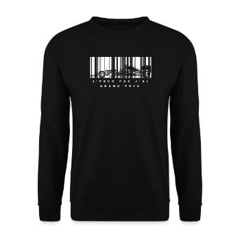 J’ai Grand Prix – Silhouette Auto Noire - Sweat-shirt Unisexe - noir - Devant - Alina (178cm) & Michal (187cm)