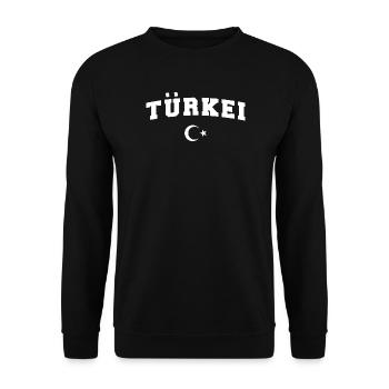 T-shirt de dinde - Sweat-shirt Unisexe - noir - Devant - Alina (178cm) & Michal (187cm)