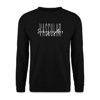 Vascular Sonographer Cardiac Ultrasound Gift - Unisex Sweatshirt - black - Front - Alina (178cm) & Michal (187cm)