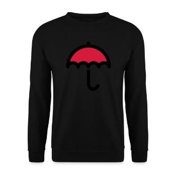 Symbole d'icône parapluie - Sweat-shirt Unisexe - noir - Devant - Alina (178cm) & Michal (187cm)