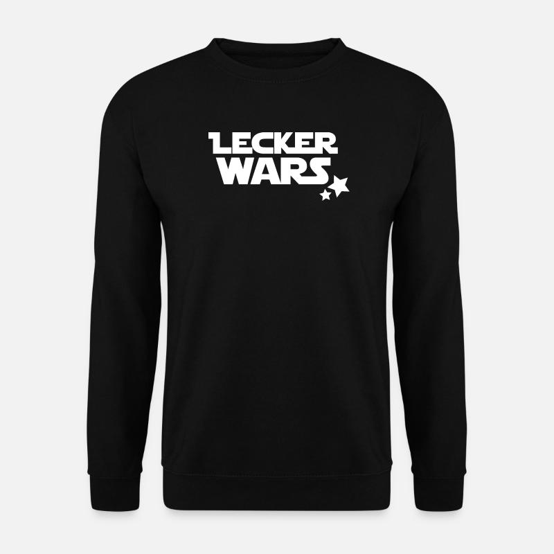 lecker wars - Unisex Pullover - Schwarz