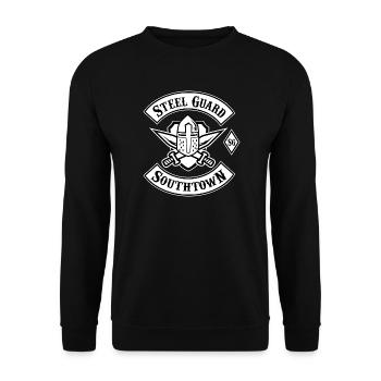 Steel Guard - Unisex Pullover - Schwarz - Vorne - Alina (178cm) & Michal (187cm)