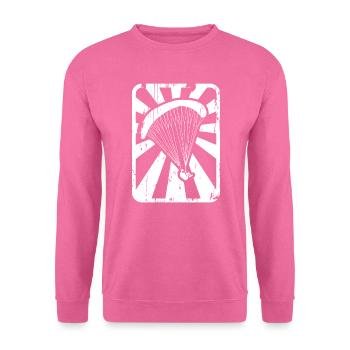 Gleitschirmflieger - Unisex Pullover - Pink - Vorne