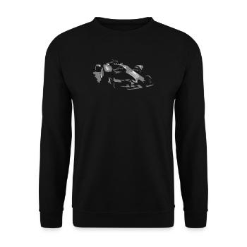 Illustration de voiture de course de formule icône de Grand Prix - Sweat-shirt Unisexe - noir - Devant - Alina (178cm) & Michal (187cm)