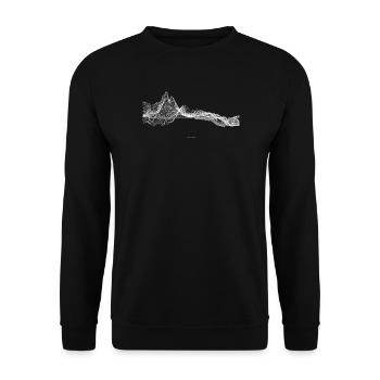 Digital Matterhorn - Unisex Sweatshirt - black - Front - Alina (178cm) & Michal (187cm)