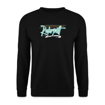 Ruhrpott - Unisex Pullover - Schwarz - Vorne - Alina (178cm) & Michal (187cm)