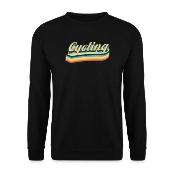 Cycling - Vélo - Sweat-shirt Unisexe - noir - Devant - Alina (178cm) & Michal (187cm)