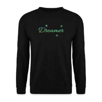 Dreamer - Unisex Pullover - Schwarz - Vorne - Alina (178cm) & Michal (187cm)