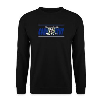 Connecticut Fierté Drapeau Bleu - Sweat-shirt Unisexe - noir - Devant - Alina (178cm) & Michal (187cm)