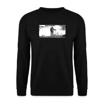 Run and run again - Sweat-shirt Unisexe - noir - Devant - Alina (178cm) & Michal (187cm)