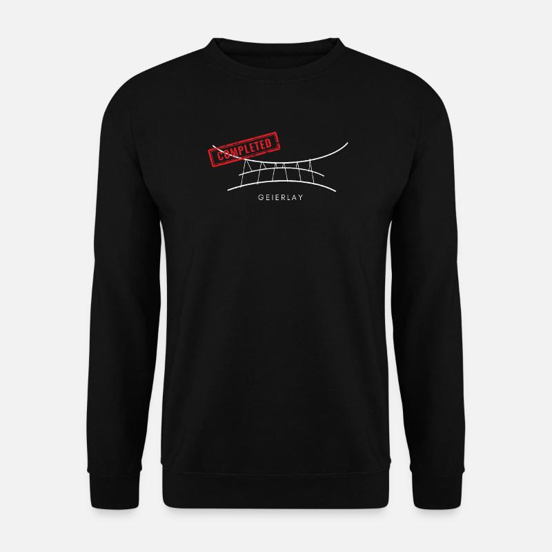 Geierlay Seilbrücken Design - Unisex Pullover - Schwarz