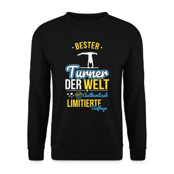Best Gymnast in the World - 100% Authentic - Unisex Sweatshirt - black - Front - Alina (178cm) & Michal (187cm)