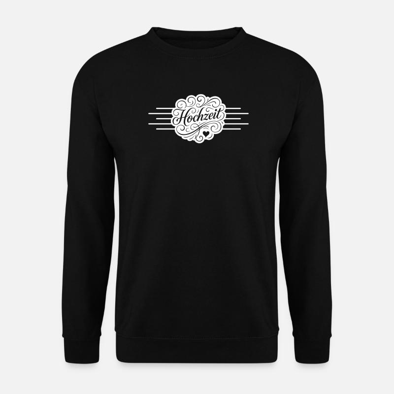 Wedding - Unisex Sweatshirt - black