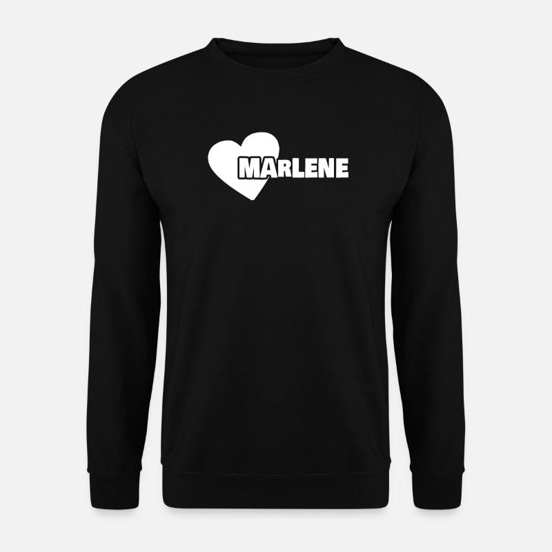 First name Marlene - Unisex Sweatshirt - black
