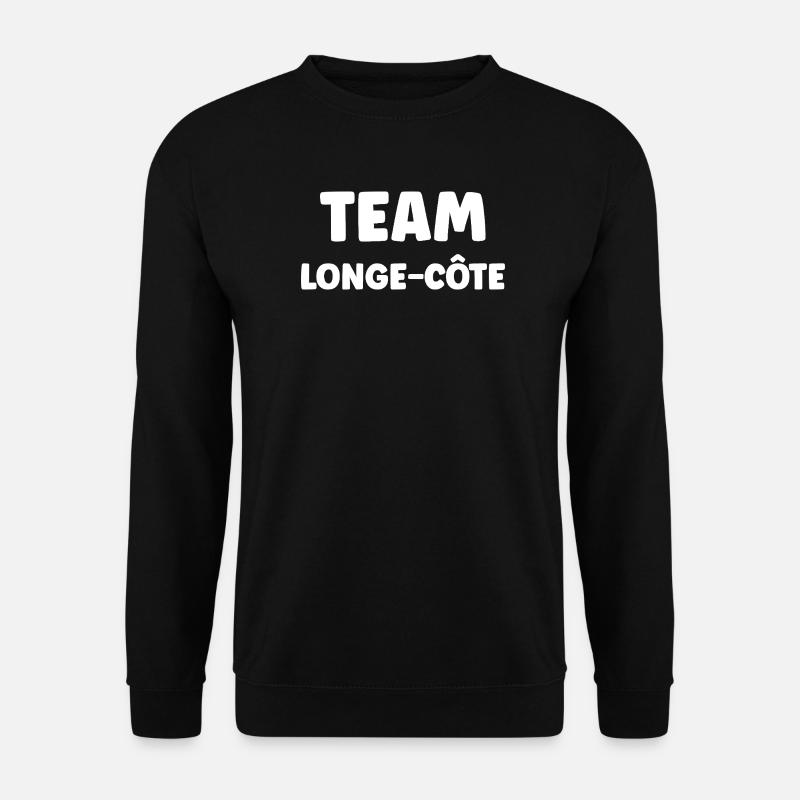 Longe Rippe - Unisex Pullover - Schwarz