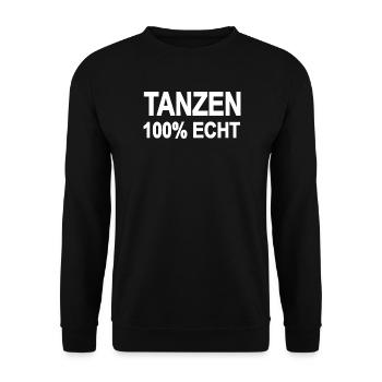 Dance - Unisex Sweatshirt - black - Front - Alina (178cm) & Michal (187cm)