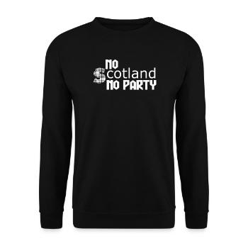 Bold Celtic Text Art - Unisex Sweatshirt - black - Front - Alina (178cm) & Michal (187cm)