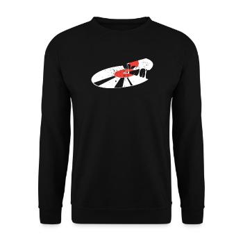 Vinyle - Sweat-shirt Unisexe - noir - Devant - Alina (178cm) & Michal (187cm)