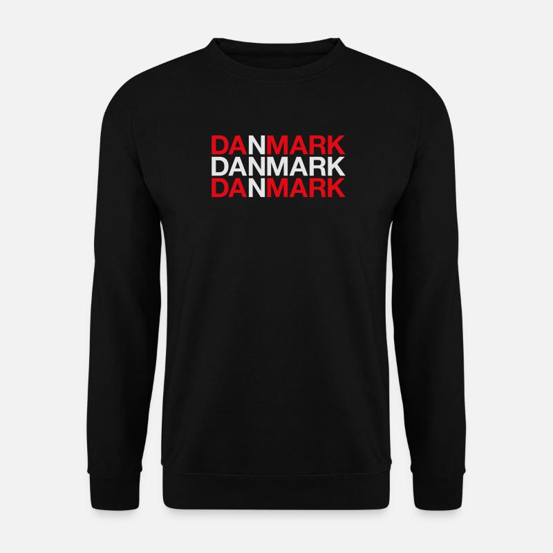 Danemark Danemark Danemark Drapeau - Sweat-shirt Unisexe - noir