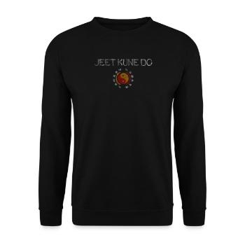 Jeet Kune Do Vintage Logo Martial Arts T Shirt - Unisex Pullover - Schwarz - Vorne - Alina (178cm) & Michal (187cm)