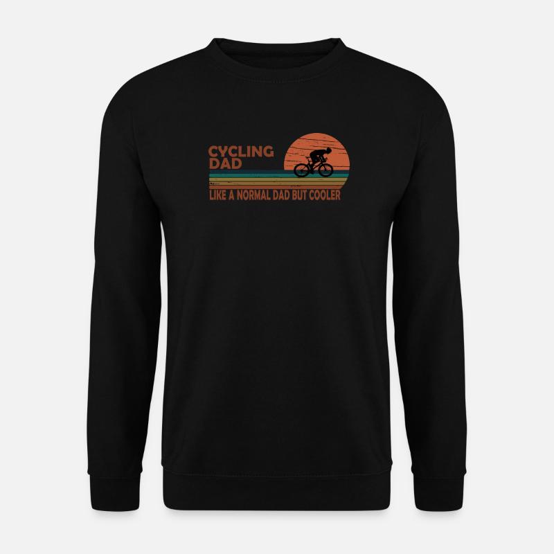 Radsport-Papa - Unisex Pullover - Schwarz