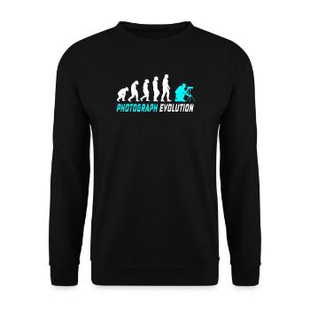 Photograph Evolution - Unisex Sweatshirt - black - Front - Alina (178cm) & Michal (187cm)