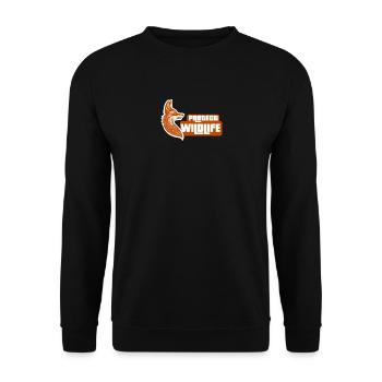 Protect wildlife - Unisex Pullover - Schwarz - Vorne - Alina (178cm) & Michal (187cm)